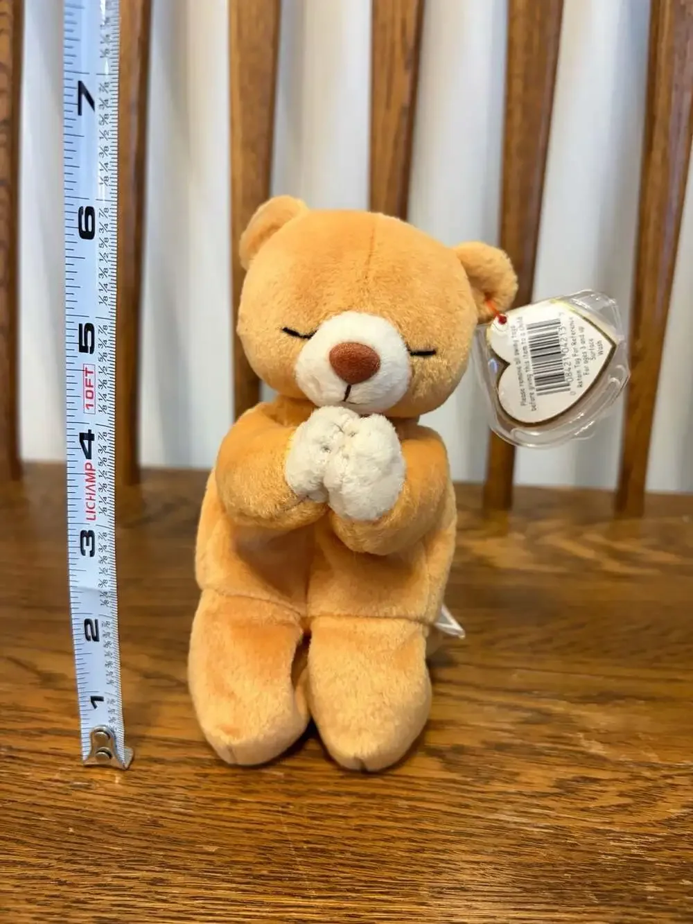 Ty Beanie Baby Hope The Praying Bear